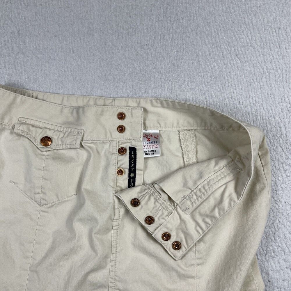 Lucky Brand Skirt Womens 28 Beige Career Church Workwear Everyday Boho - Picture 3 of 16